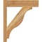 Ekena Millwork Funston Block Rough Sawn Outlooker, Western Red Cedar, 6"W x 22"D x 26"H OUT06X22X26FST05RWR - alternate 2